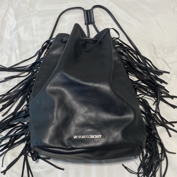 NWOT Victoria’s Secret Limited Edition Fringe Backpack/ Purse - Picture 3 of 10